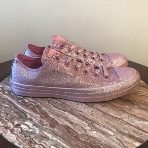 Converse Pink Glitter Sparkle Sneakers